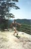 Reid dances on Raven's Rock.JPG (27794 bytes)