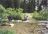 Teamwork - stream crossing.JPG (35688 bytes)